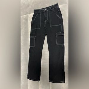 Black cargo jeans small